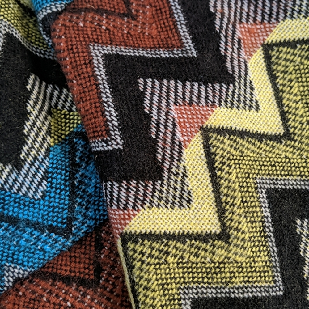 Chevron Print Infinity Scarf - Picture 3 of 3